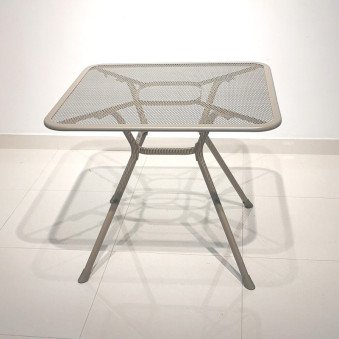 Mesa para jardín JHA-156B Khaki Blanco