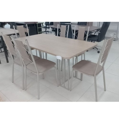 Mesa comedor C/6 sillas MO67 CMC806NK31