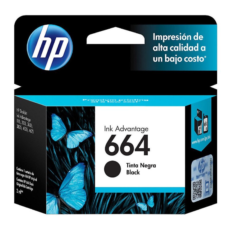 Tinta HP 664 (Negro)